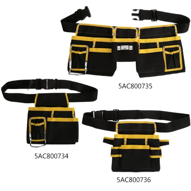 Multi-functional Electrician Tool Bag Waist Pouch Belt Storage Holder Organizer A0KF