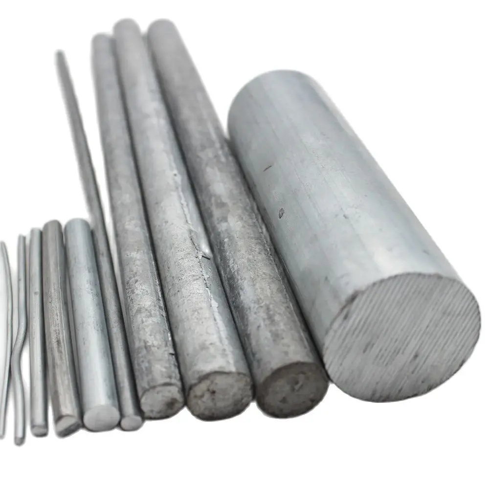 100mm Zinc Rod Solid Round Bar Electroplate Anode Electrode Diameter 4mm 5mm 6mm 8mm 10mm