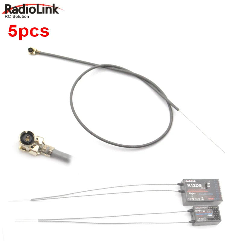 5pcs Original Radiolink Same style Receiver Antenna Length 22cm Weight 0.7g For Radiolink R12DS R6F R4FGM R6FG R8EF etc Receiver