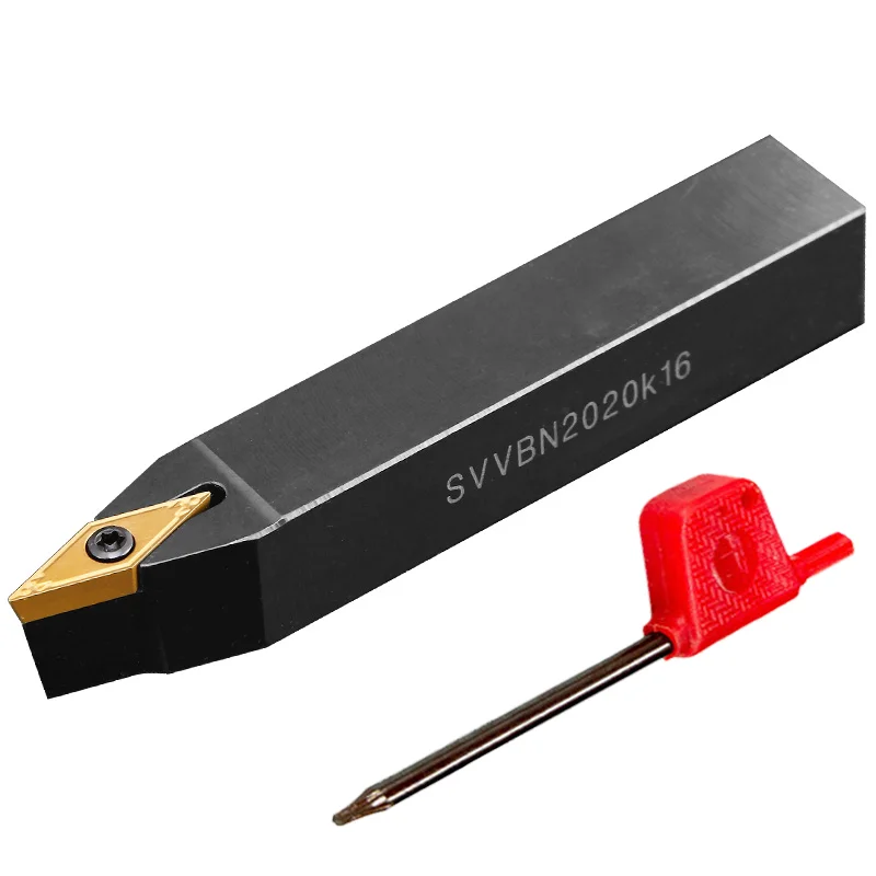 1pc SVVBN1212H11 SVVBN1616H16 SVVBN2020K11 SVVBN2020K16 CNC 선반 VBMT VBGT 인서트 용 외부 선삭 공구 홀더 커터 공구