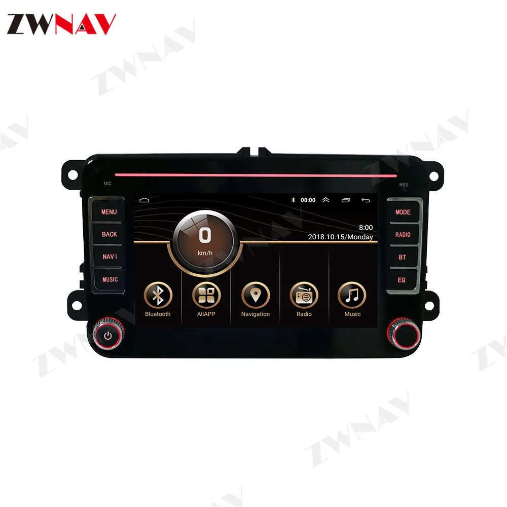 Android 8.1 7 Inch 8 core 4G+64G Stereo Car Player GPS Navigation Head Unit Autoradio Multimedia For VW Universal Screen