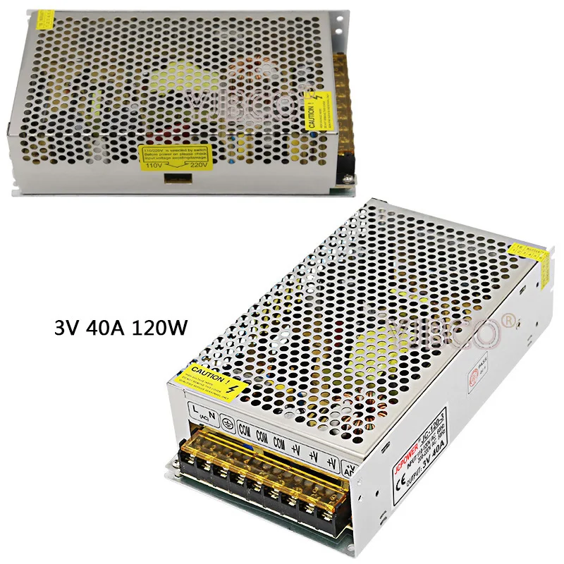 Imagem -05 - Fonte de Alimentação de Comutação Regulada Transformador de Condutor Giratório Ac110v 180 v a dc 3v para Tira de Luz Cnc 10a 20a 25a 40a 220 w