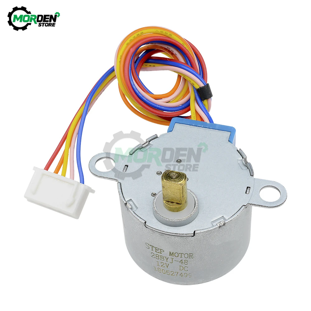 28BYJ-48 5V 12V Reduction Gear Stepper Motor + L298N DC Stepper Motor Driver Controller 4 Phase Step Motor for Arduino