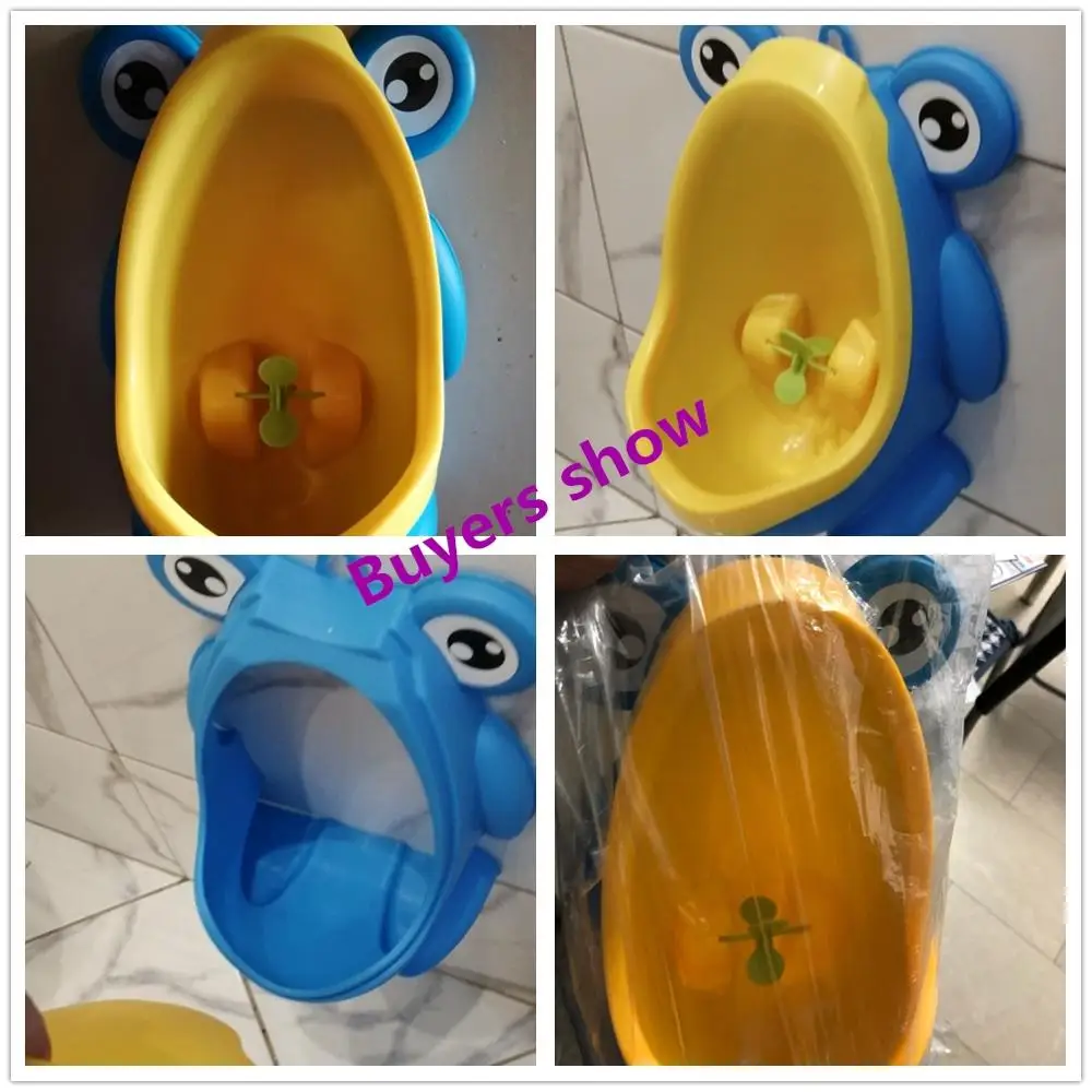 Frog Baby Boy Potty Toilet Urinal Kids Travel Potty Training Frog Children Stand Vertical Penico Pee Infant Toddler Wall-Mounted