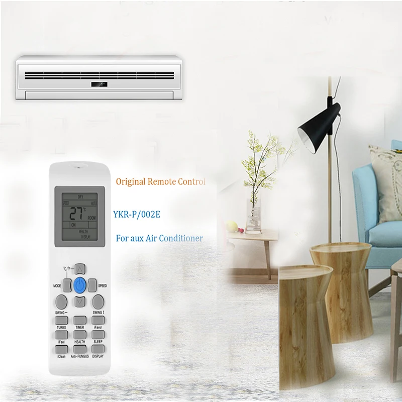 オリジナルリモコンYKR-P/002e表示auxエアコンリモコン