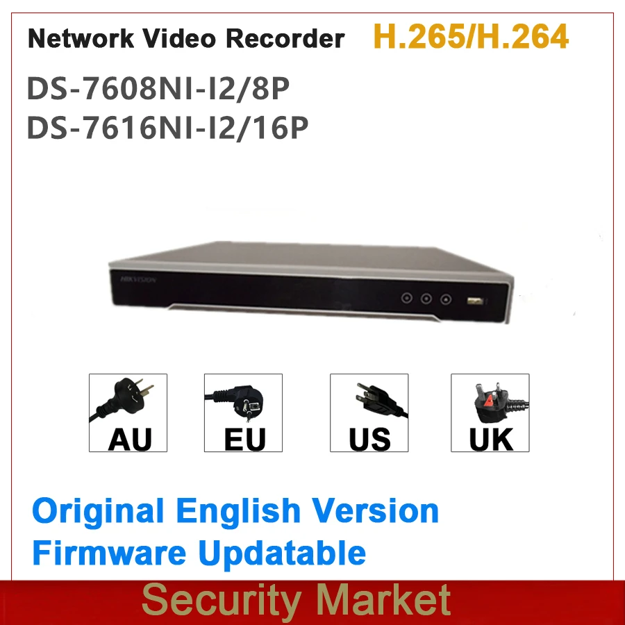 DS-7600 시리즈 NVR: 고성능 4K IP 카메라 시스템을 위한 최적의 선택