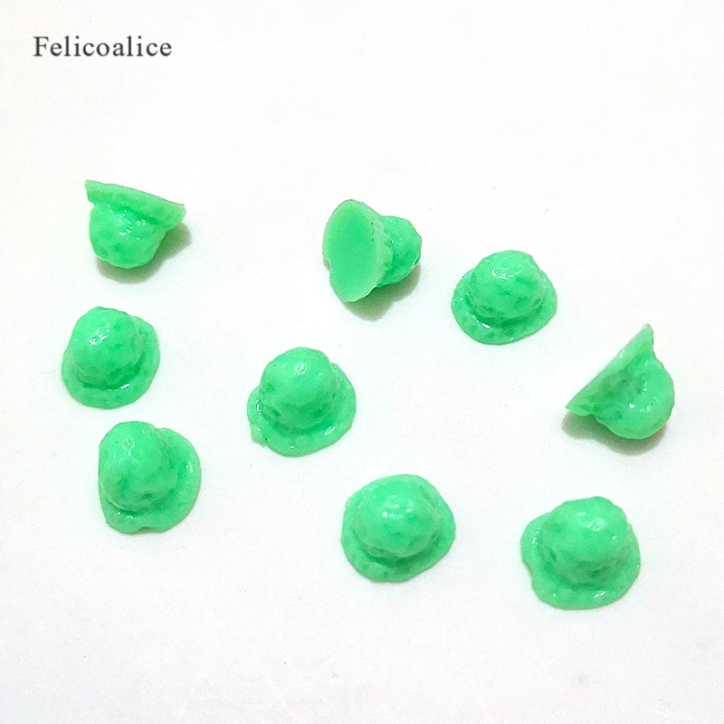 100 stücke Schleim weiche Simulation Frucht gefälschte Kirsche/Blaubeere/Erdbeere Miniatur Cabochon DIY dekorative Handwerk Scrap booking 10mm – Detail 33