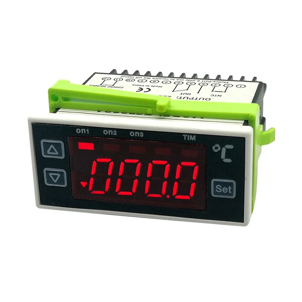 Thermostat TC7028D 220V Refrigerator freezer temperature controller warm cooling two function option alarm output