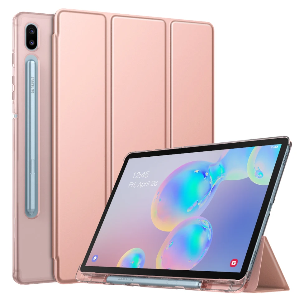Samsung Galaxy Tab S6 10.5インチ(フィルム、カバー付き Amazon.com: Samsung Galaxy Tab S6 10.5 Case - Thin & Soft