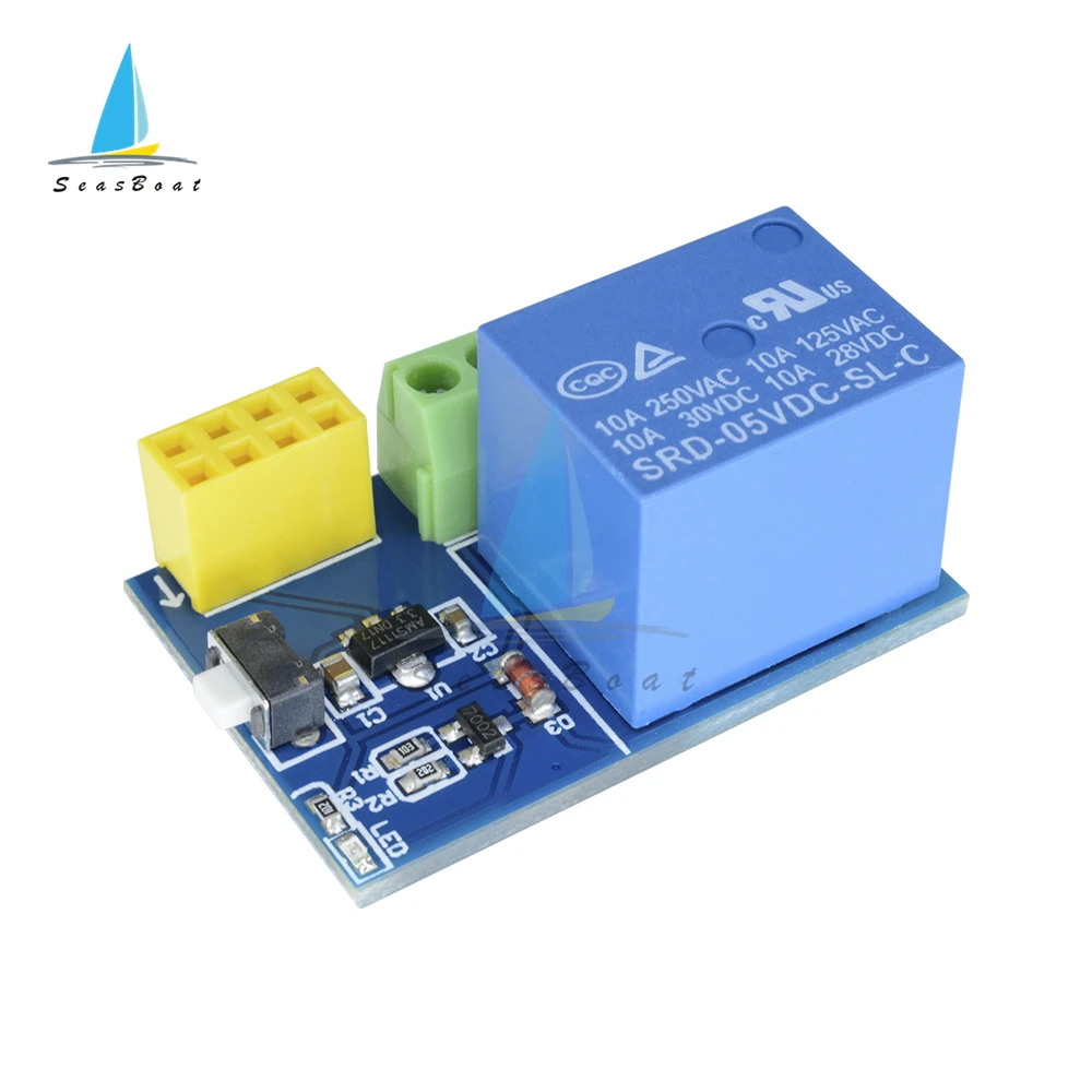 ESP8266 ESP-01 ESP-01S 5V WiFi Module Relay Nhà Thông Minh Điều Khiển Từ Xa Cho Arduino Ứng Dụng Điện Thoại Điều Khiển Không Dây Rơ Le ban