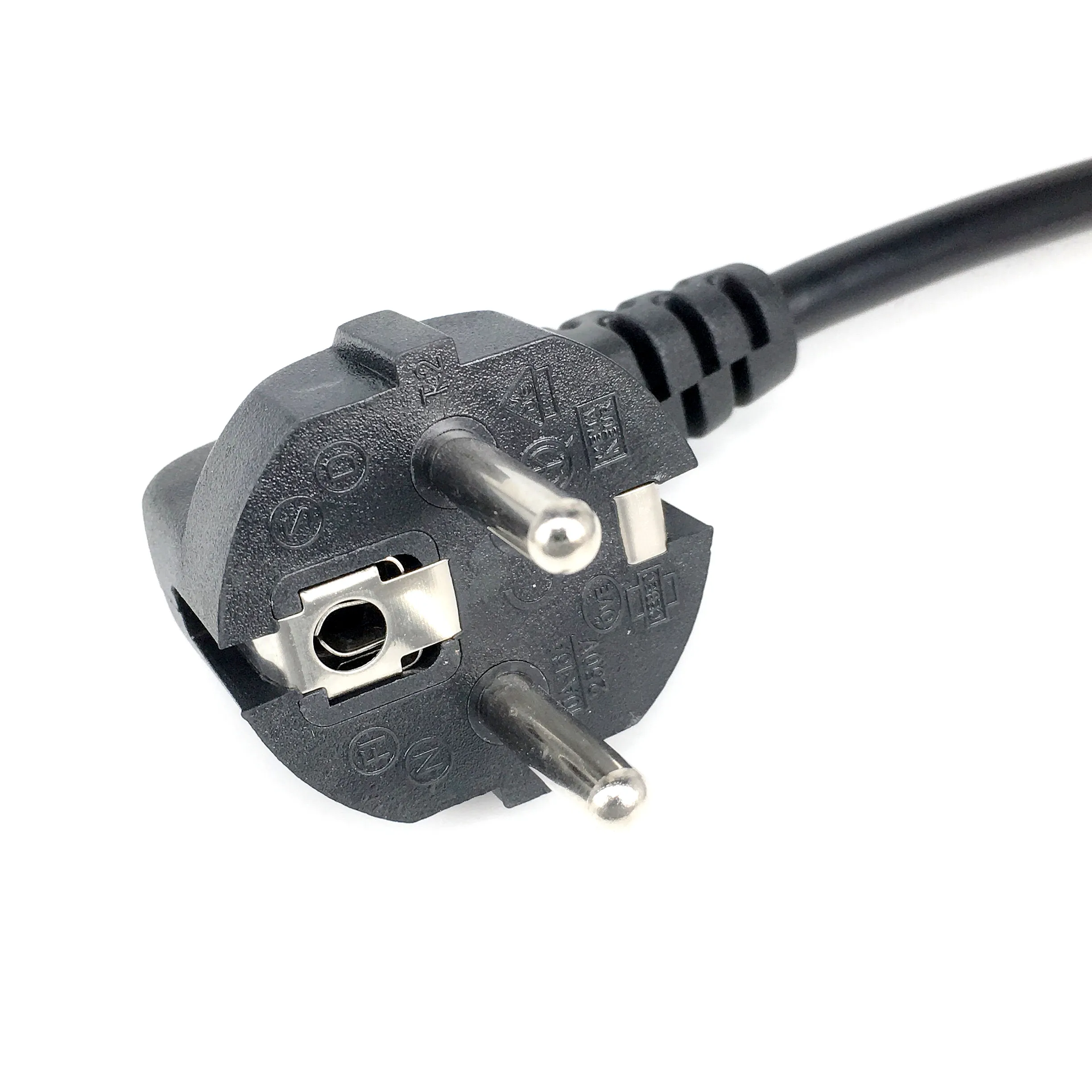 EU Power Cable Euro IEC C13 AC Power Extension Cord 1.2m 1.5m 1.8m 3*0.75mm For PC Computer Monitor PSU Antminer Printer LG TV