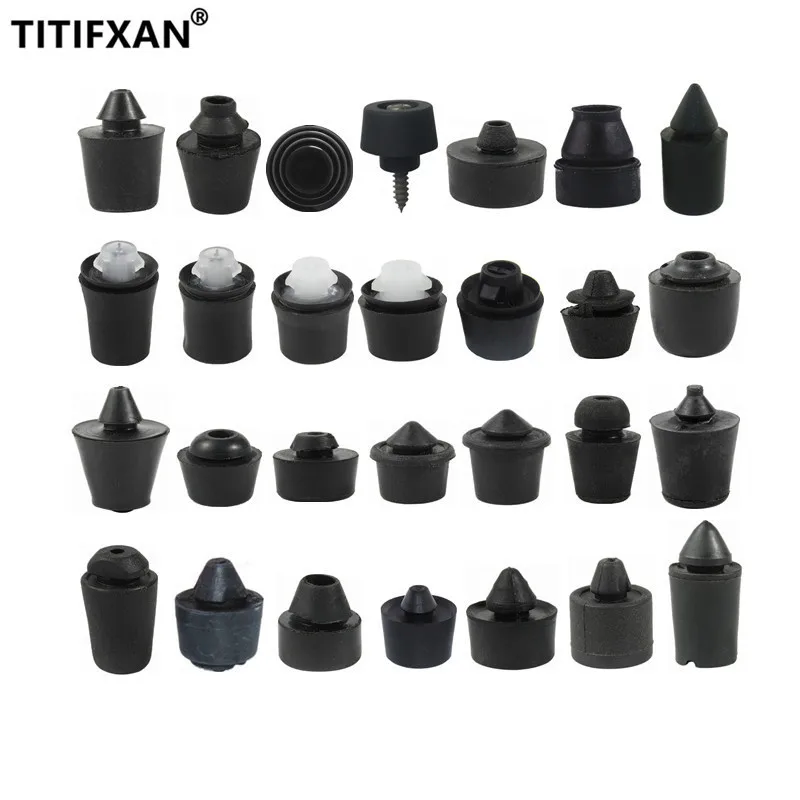Auto Rubber Band Damping Pier Buffer Block Cushion Collision Avoidance Pad Grommet Gasket Rear Door Back Tailgate