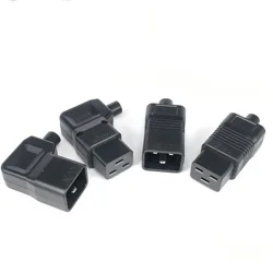 PDU/UPS Socket Standard IEC320 C19 C20 16A 250V AC Electrical Power Cable Cord Connector Removable plug Female Male Plug Adapter