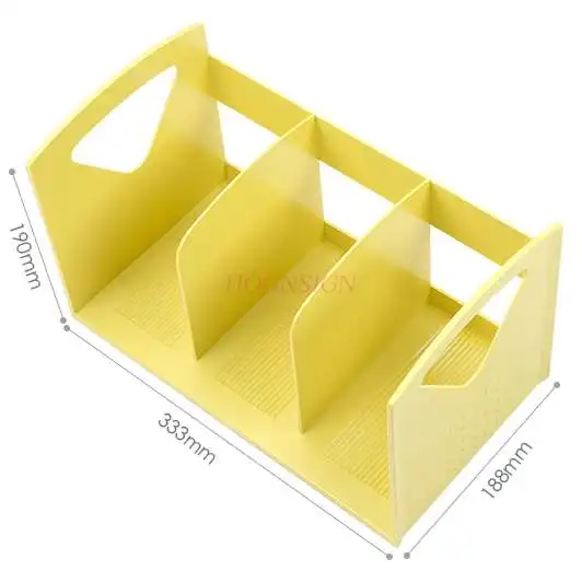 Book stand bookshelf fashion office file rack storage box student desktop supplies simple book by bezel box