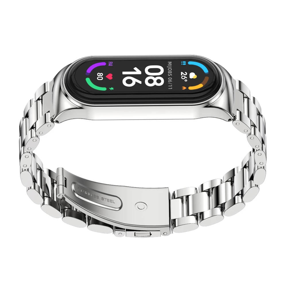 Strap for Mi Band 9 8 7 6 5 4 3 Metal Watch Band for Mi Band 8 Bracelet Opaska Mi Band 7 6 5 Wristband Pulseira Miband Correa