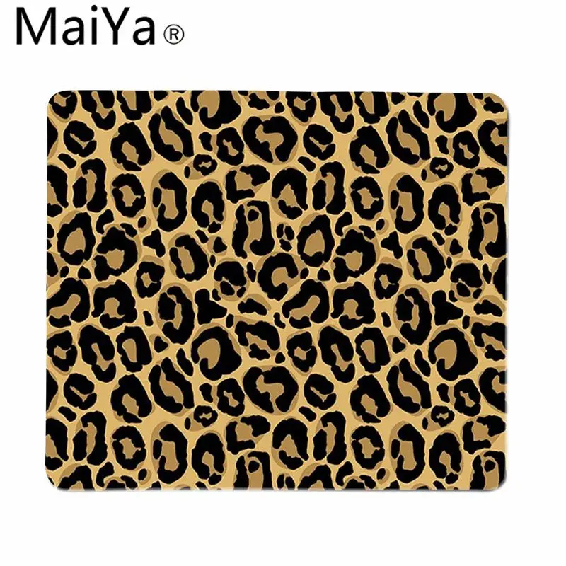 Maiya Top Quality Leopard Print Art Rubber Mouse Durable Desktop Mousepad  Top Selling Wholesale Gaming Pad mouse