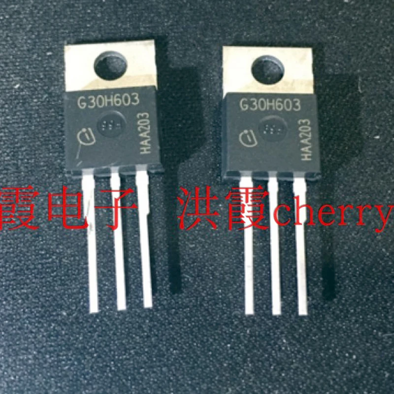 

Refurbished Original 10Pcs/Lot IGP30N60H3 G30H603 OR IGA30N60H3 TO-220 30A 600V Power IGBT Transistor