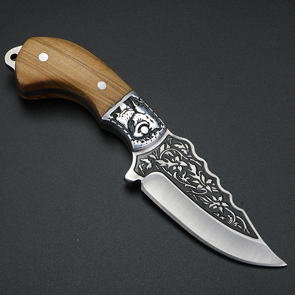 XUAN FENG field high hardness sharp tactical knife camping hunting short knife self-defense non-foldable knife