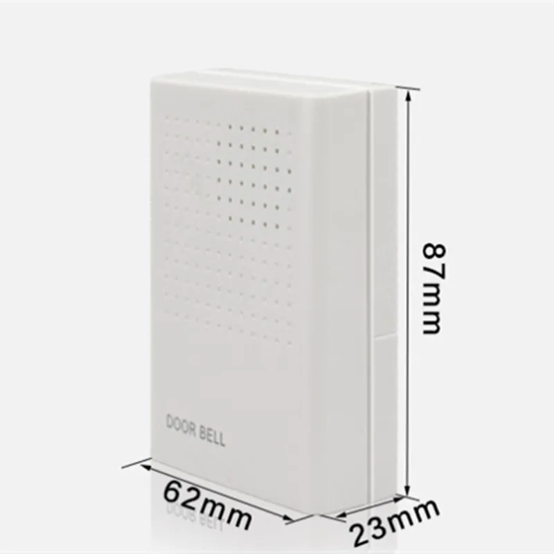 Wired Door Bell Chime DC 12V Vocal Wired Doorbell Welcome Door Bell For Office Home Security Access Control System White