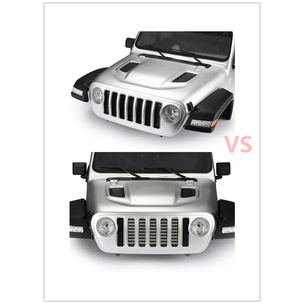 Metal Mesh Grille Simulatie Intake Hood Radiator Box voor 1/10 Axiale SCX10 III RC Auto Accessoires