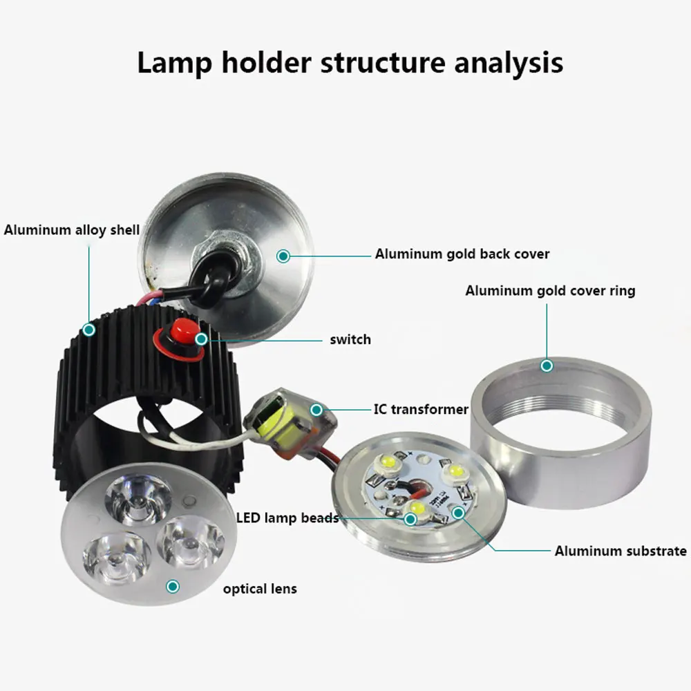 Machine Light Led Machine Tool Light 24V 220V Magnetic / Screw Base Super Bright Lathe Work Lighting Industrial Table Lamp