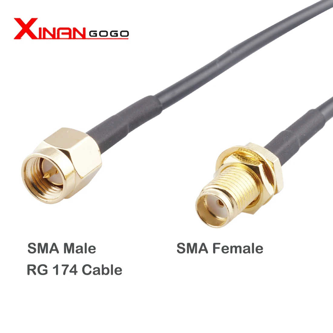 xinangogo SMA Male to SMA Female Extension Cable For WIFI Antenna RF Connector RG174 Cable