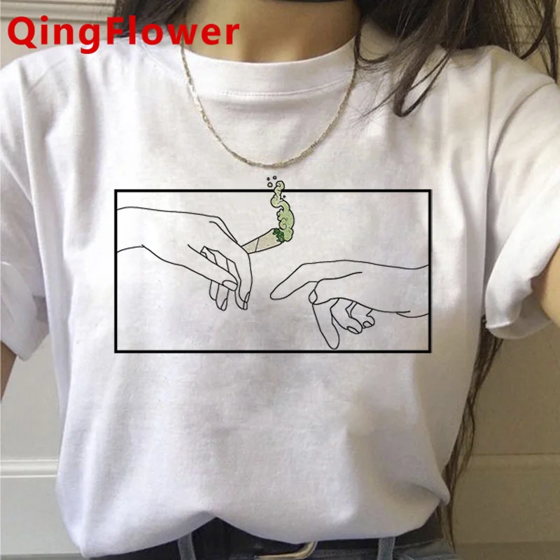 Bong Weed t-shirt tshirt women grunge tumblr ulzzang casual couple clothes clothes t-shirt couple clothes graphic tees women