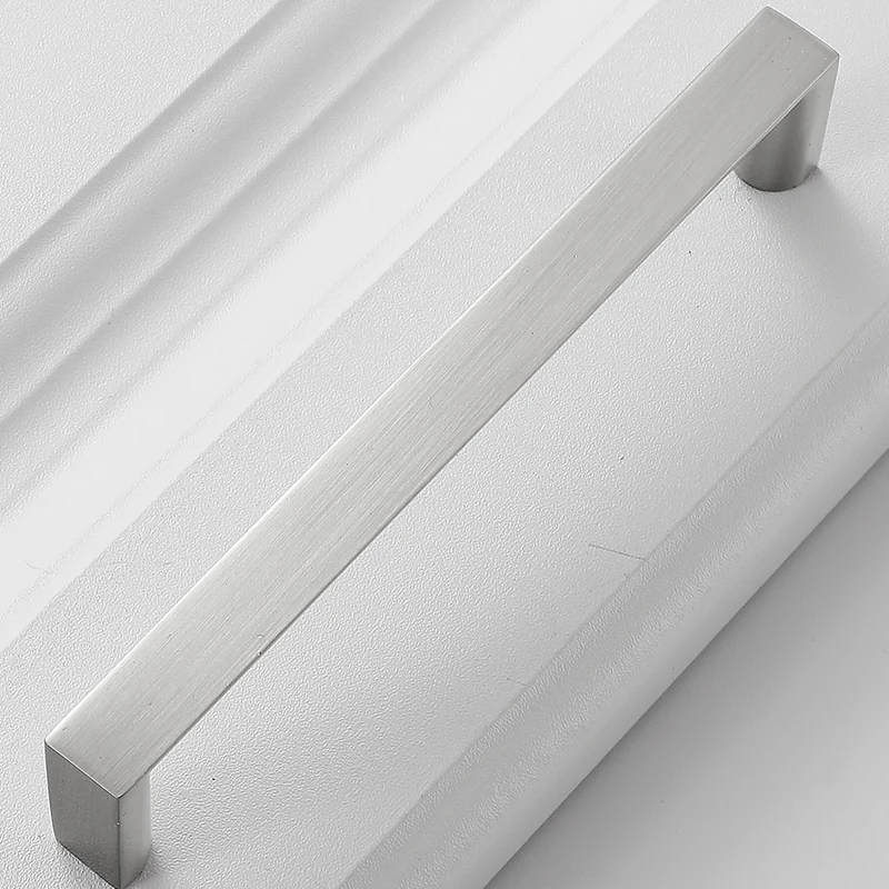 YUTOKO Schrankgriffe, Zinklegierung, moderne silberne Türgriffe, elegante Schubladengriffe, Knöpfe, Küchenmöbelgriff, Hardware 791 – Detail 2