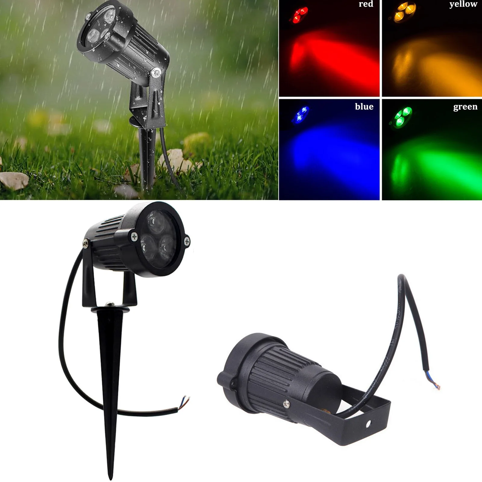 

Waterproof Outdoor Garden Lawn Lamps DC 12V Low Voltage IP65 Outdoor 9W LED Landscape Light Spot Lighting for garden Yard