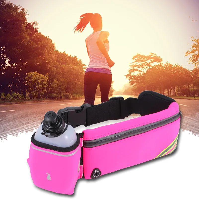 Waterproof Belt Pouch Running Jogging Training Professional Sports Bag Male Man Waist Bag Phone Mobile Trail Waist Pack