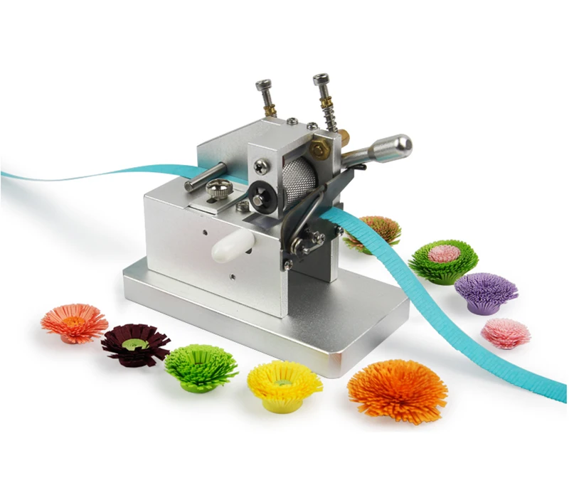 Paper Art Tassel Machine DIY Manual Paper Quilling Mahine 3D Handmade Color Paper Cutting Roll Machine Paper Flower Making Tools