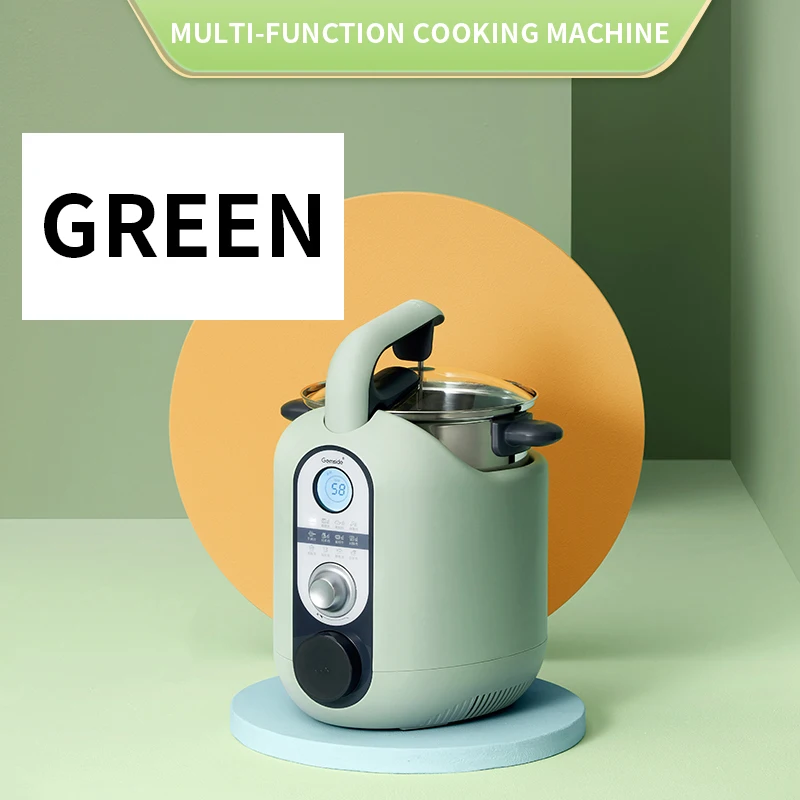 Olla de cocina inteligente automática, máquina de cocina multifunción para el hogar, 1600W, wok, JSG-P18