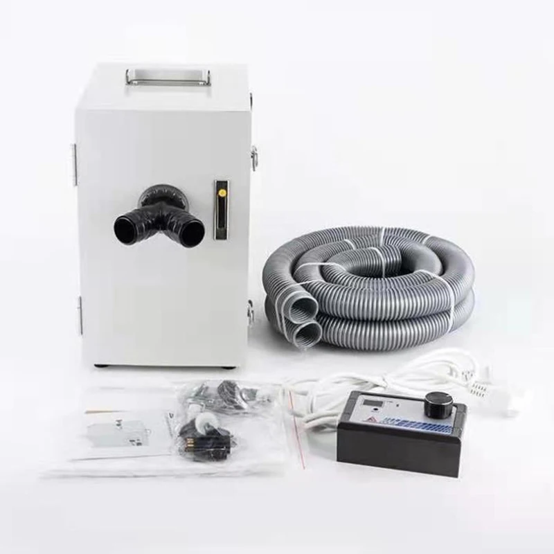 Imagem -05 - Aspirador Único Furo Silencioso Coletor de pó Cnc Duplo Impulsor Aspirador 110v 220v Dental