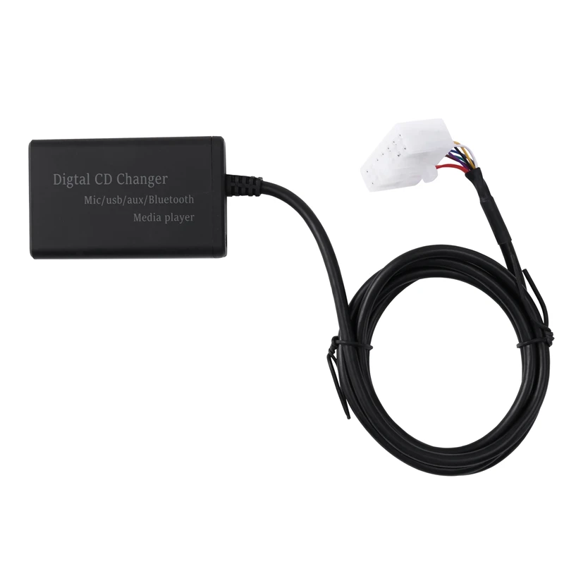 USB AUX Bluetooth samochód cyfrowy muzyka zmieniarka CD Adapter dla Toyota (5 + 7)Pin Camry Corolla Lexus RAV4 Yaris