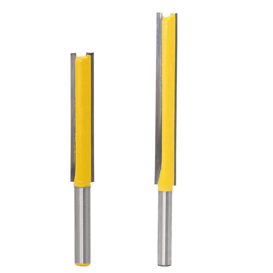 Imagem -05 - Vack-long Straight Router Bit Fresa de Madeira Trimmer End Mill Cnc Cutting Ferramentas para Madeira 48 mm Shank 6.35 mm 50 mm 63 mm 76 mm