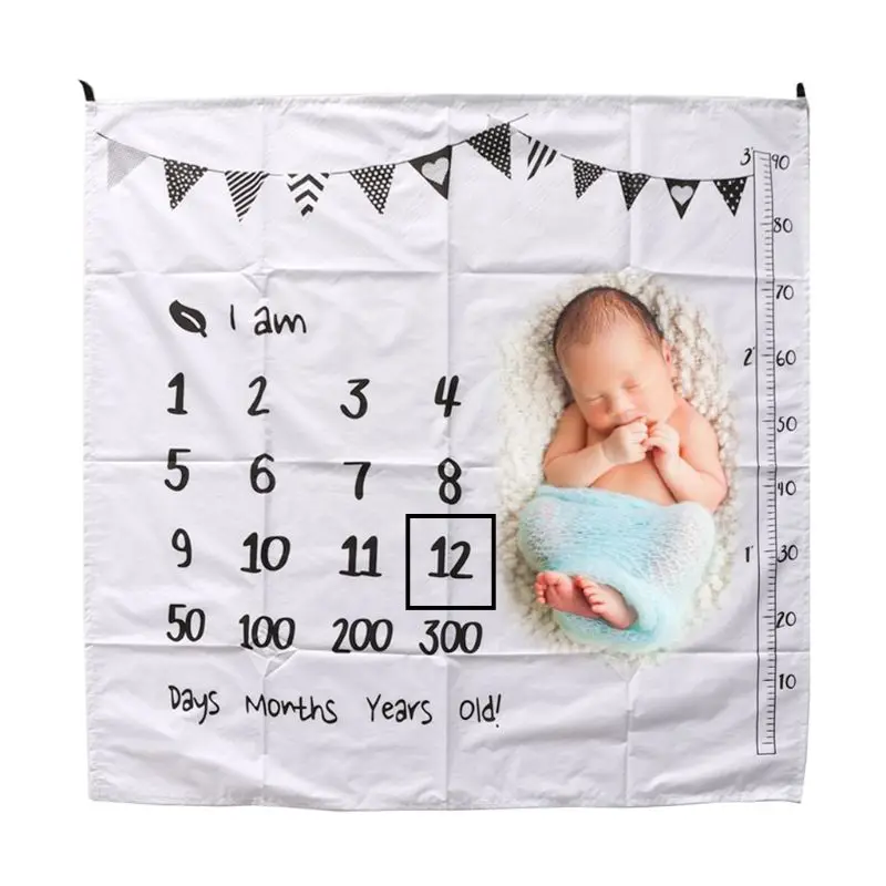 100X100Cm Selimut Tonggak Bayi Muslin Properti Latar Belakang Fotografi Bayi Baru Lahir Selimut Tempat Tidur Bungkus Bayi Handuk Mandi Anak-anak