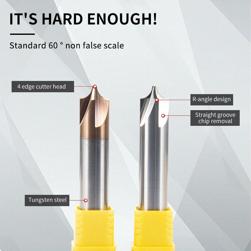 1pcs/5pcs/10pcs  HRC60 CNC Lathe Machining Turning Tool Steel With Inner R End Mill
