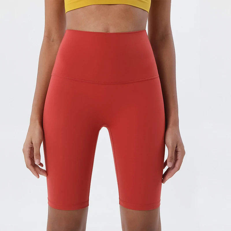 TRY TO BN Calções de ginástica feminino calças de yoga cintura alta sexy hip lifting workout fitness leggins apertados mulher ciclismo shorts 24 colo
