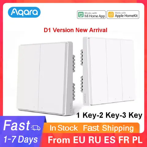 Aqara D1 ZigBee Wall Switch No Neutral Xiaomi