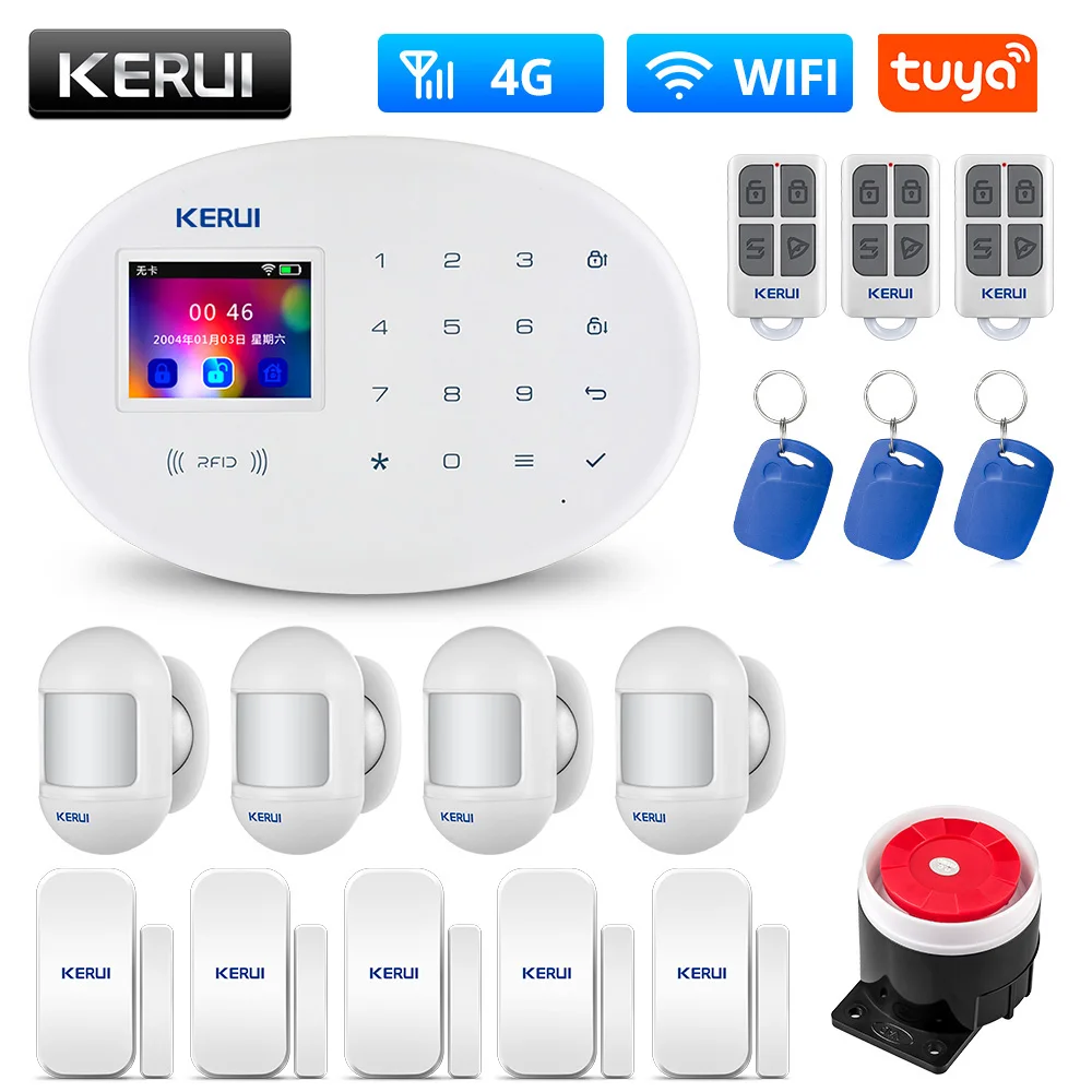 Kerui wifi w20 rfid (система, gsm, умный, сигнализации) купить от 5 373,00 руб. Охранная сигнализация на 1rub.ru