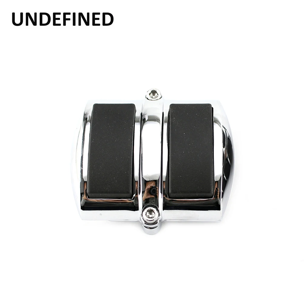 Chrome Motorcycle Brake Foot Pegs Pedal Pad Cover For Honda Rebel 250 Shadow Sabre VF750C Magna ACE Aero Spirit VT 600 750 1100