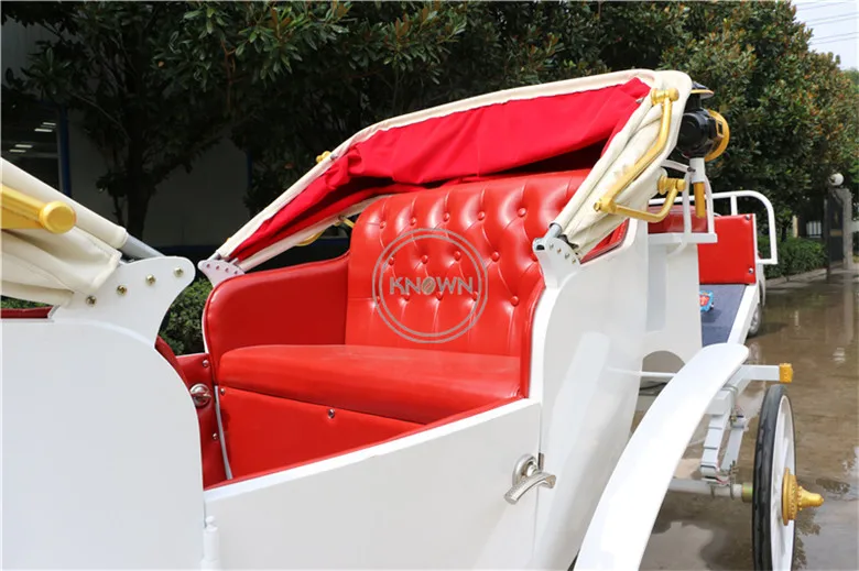 Prinss Cinderella Pumpkin Horse Cart Car Luxury Horse Saddle Royal Golden Carriage Wedding Style Carriages For Sale