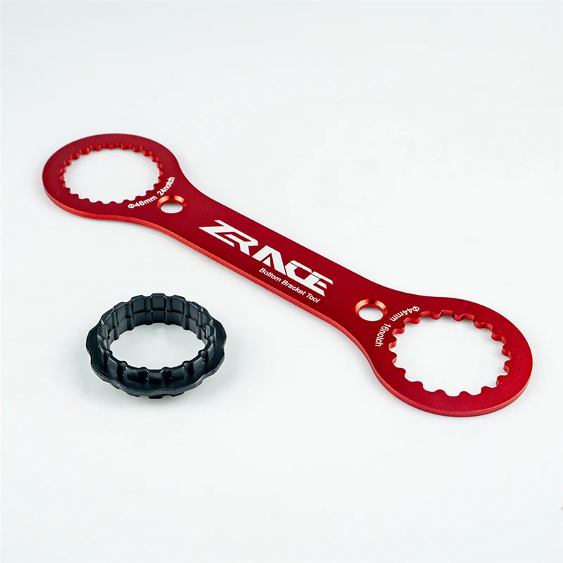 ZRACE 4 in 1 Bottom Bracket Wrench Tool And 12s Chainrings Mounting Tool, For SRAM DUB, SHIMANO BSA / FC-25 / FC-24 Bike Tools