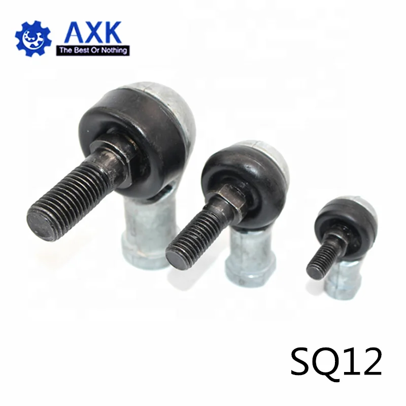 4x SQ12 M12 Bore 90 Degrees Connector Ball Joint Rod End Bearing 12mm Male Steel,Hot Sale