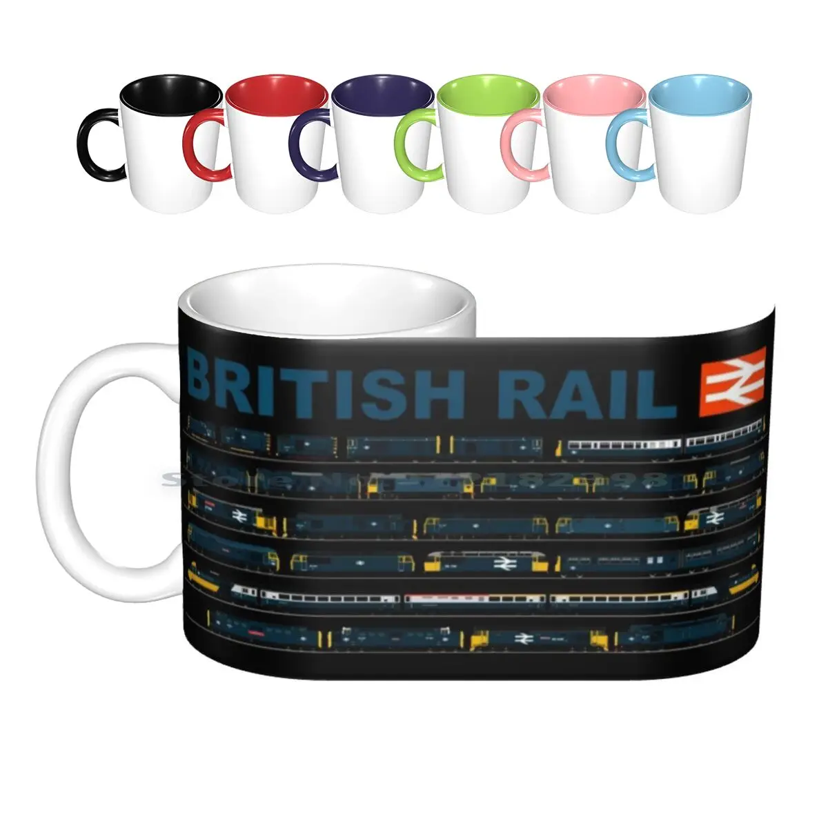 British Rail Trains Ceramic Mugs Coffee Cups Milk Tea Mug British Rail Hst Intercity Intercity 125 Class 47 Class 40 Class 56