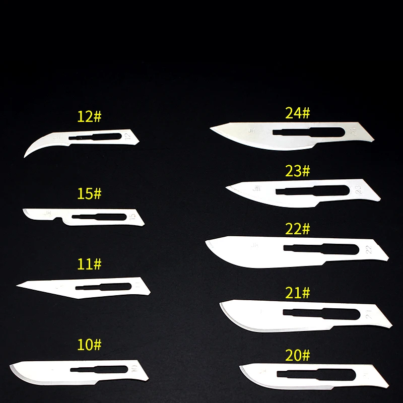 

Ring disposable surgical blade Medical carbon steel sterile blade Cosmetic plastic surgery No. 11