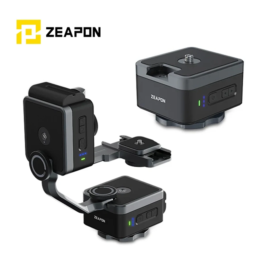 

ZEAPON PS-E1 PD-E1 PONS PT Motorized Pan Head Single Axis Double Axis Linkage 50kg Horizontal Load for Motorized slider