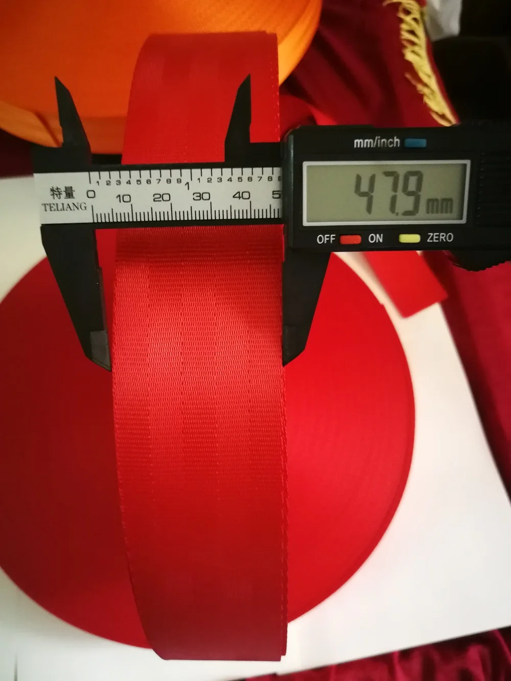 Rot (2) 3M-30M Auto-Sicherheitsgurtband Personalisierte Modifikation Sicherheitsgurtband-Zubehör – Detail 7