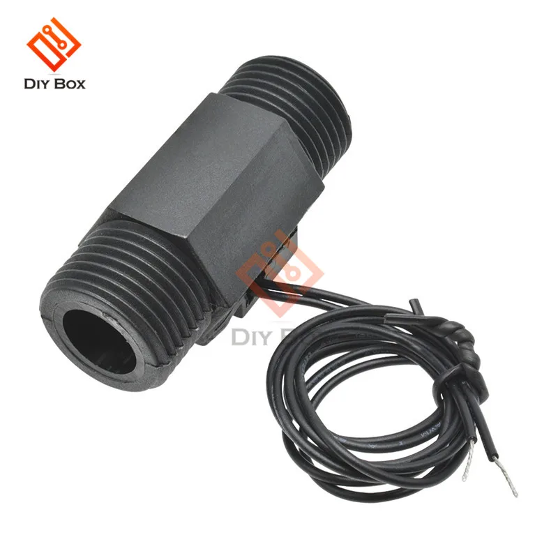 Magnetic Plastic Water Flow Sensor Switch AC 220V 3A 22mm vertical horizontal magnetic water flow switch