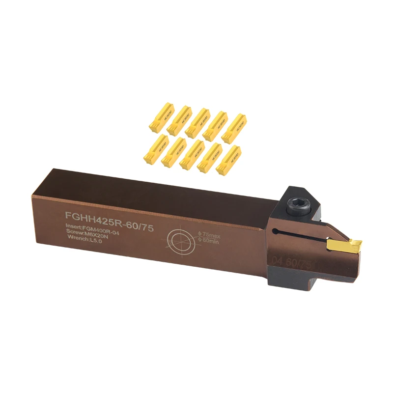 

FGHH420/425R 30/35 48/60 75/100 spring steel Grooving Turning tool for insert FGD/FMM400R insert CNC Lathe Cutting Tool holder